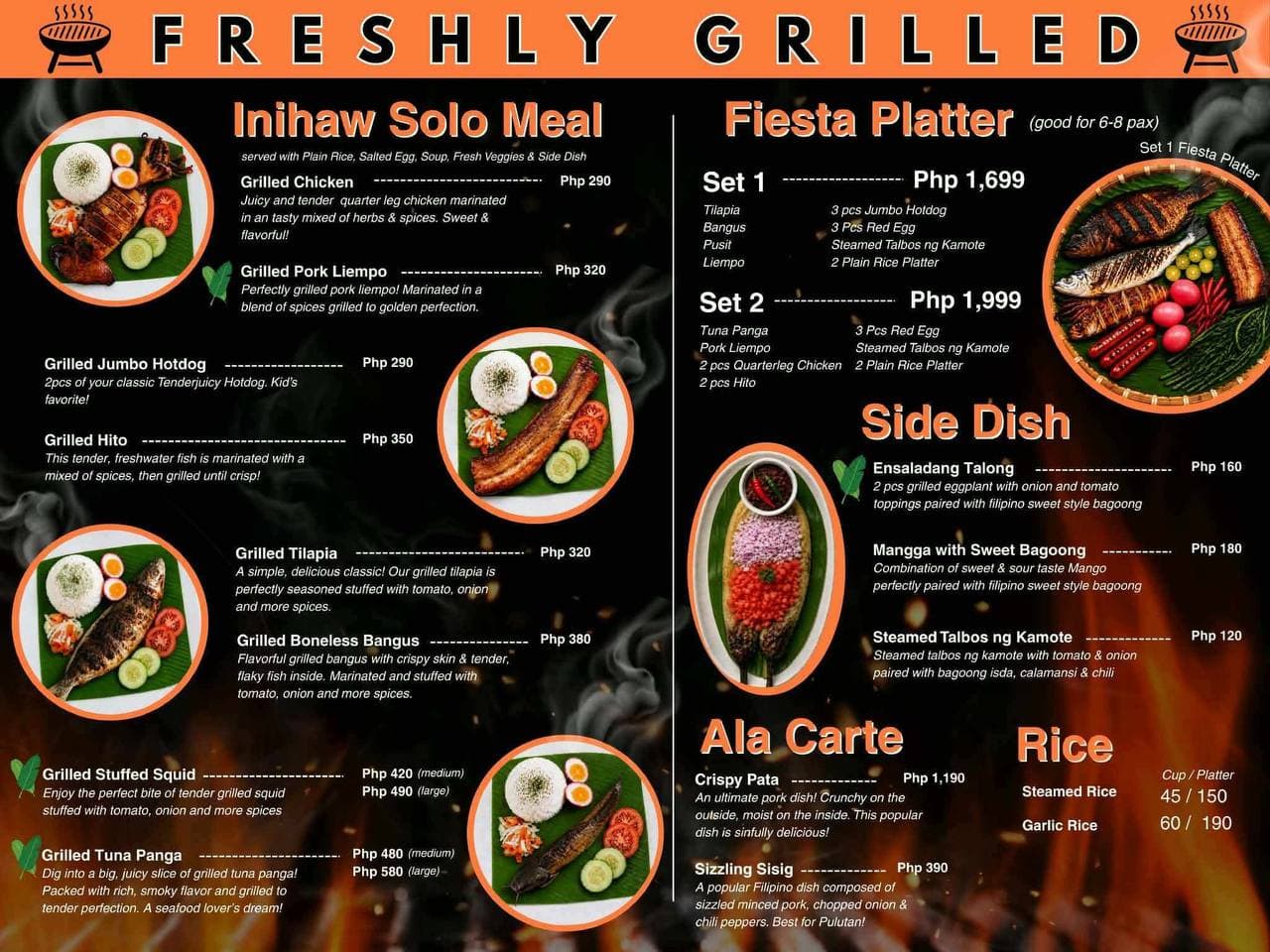 Menu page 2